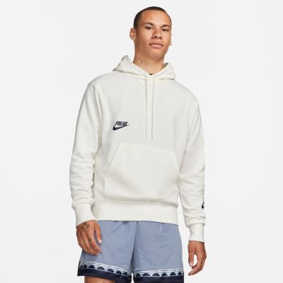 Nike Giannis Pullover Basketball Hoodie Sail - Valge - Kapuutsiga harajuku
