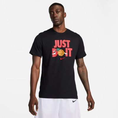 Nike "Just Do It" Basketball Tee Black - Must - Lühikeste varrukatega T-särk