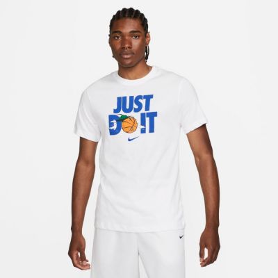 Nike "Just Do It" Basketball Tee White - Valge - Lühikeste varrukatega T-särk