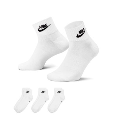 Nike Everyday Essential Ankle Socks 3-Pack White - Valge - Sokid