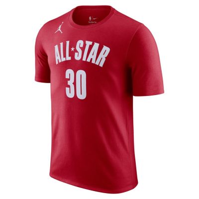 Jordan NBA All-Star Stephen Curry Tee Gym Red - Punane - Lühikeste varrukatega T-särk