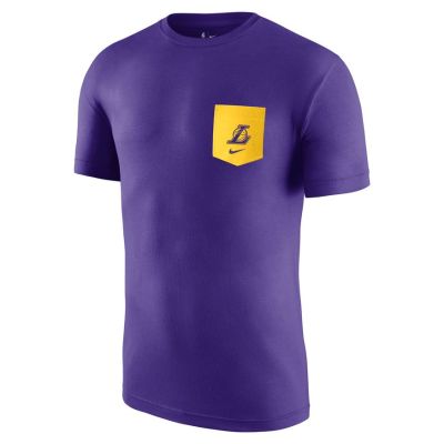 Nike NBA Los Angeles Lakers Pocket Tee - Lilla - Lühikeste varrukatega T-särk
