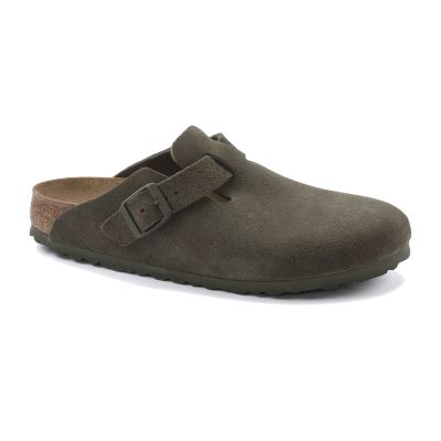 Birkenstock Boston Suede Leather Narrow Fit Green 1024714 - Roheline - Sandaalid Birkenstock Boston Suede Leather Narrow Fit Green 1024714 - Roheline - Sandaalid