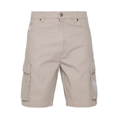 Karl Kani Retro Washed Herringbone Cargo Shorts Taupe - Pruun - Lühikesed püksid