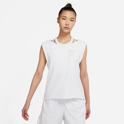 Nike Standard Issue "Queen Of Courts" Wmns Basketball Top - Hall - Lühikeste varrukatega T-särk Nike Standard Issue "Queen Of Courts" Wmns Basketball Top - Hall - Lühikeste varrukatega T-särk