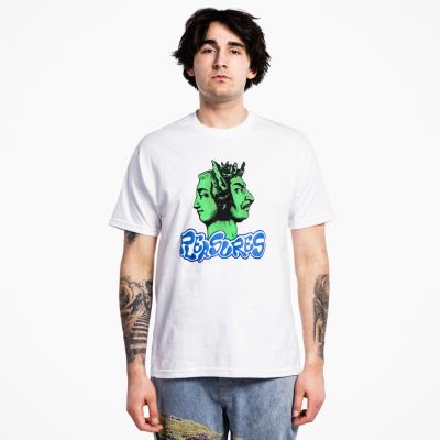 Pleasures Two Face T-Shirt White - Valge - Lühikeste varrukatega T-särk Pleasures Two Face T-Shirt White - Valge - Lühikeste varrukatega T-särk
