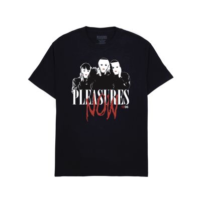 Pleasures Masks T-Shirt Black - Must - Lühikeste varrukatega T-särk