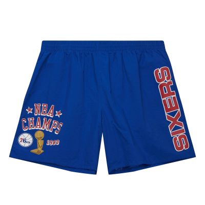 Mitchell & Ness NBA Philadelphia 76ers Team Heritage Woven Shorts - Sinine - Lühikesed püksid