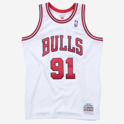 Mitchell & Ness NBA Swingman Jersey Chicago Bulls Dennis Rodman White - Valge - Jersey