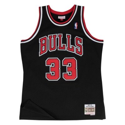 Mitchell & Ness NBA Swingman Jersey Chicago Bulls Scottie Pippen Black - Must - Jersey