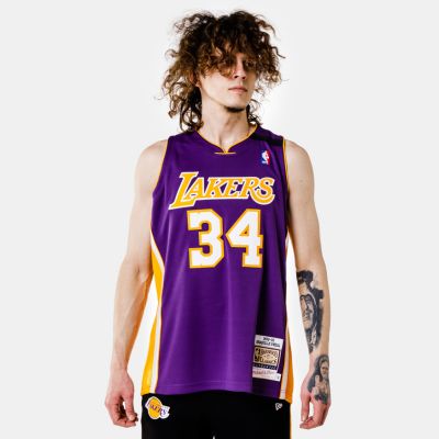 Mitchell & Ness Authentic Jersey Los Angeles Lakers Shaquille O'Neill Purple - Lilla - Jersey