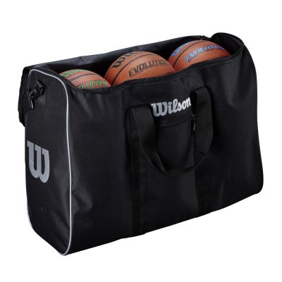 Wilson 6 Ball Travel Basketball Bag - Must - Seljakott