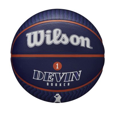 Wilson NBA Player Icon Outdoor Devin Booker Basketball Size 7 - Lilla - Pall