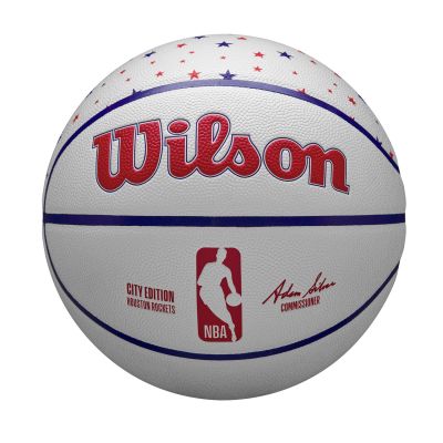 Wilson 2023 NBA Team City Collection Houston Rockets Size 7 - Valge - Pall