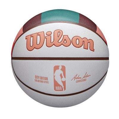 Wilson 2023  NBA Team City Collector San Antonio Spurs Size 7 - Valge - Pall