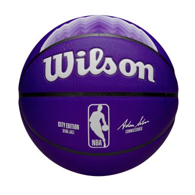 Wilson 2023 NBA Team City Collector Utah Jazz Size 7 - Lilla - Pall