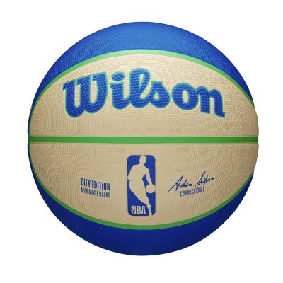 Wilson 2023 NBA Team City Edition Milwaukee Bucks Size 7 - Mitmevärviline - Pall