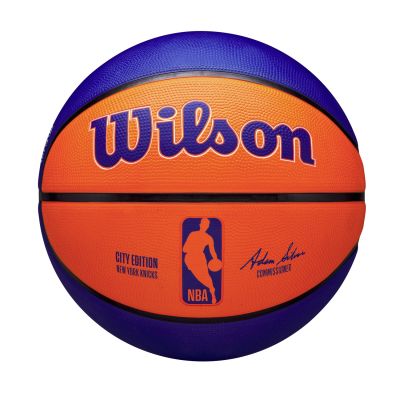 Wilson 2023 NBA Team City Edition New York Knicks Size 7 - Oranž - Pall