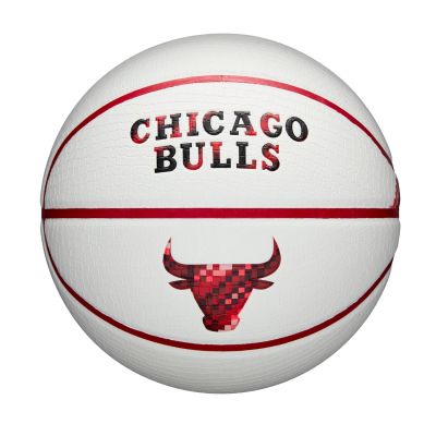 Wilson NBA Team Pixel Basketball CHicago Bulls 7 - Valge - Pall Wilson NBA Team Pixel Basketball CHicago Bulls 7 - Valge - Pall